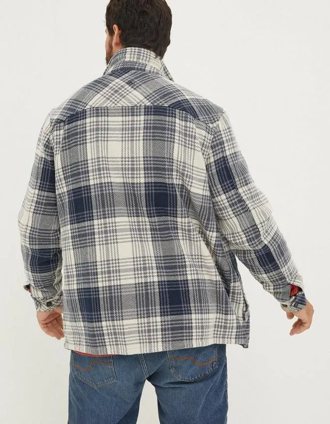 Fatface Shirts Ryton Ombre Overshirt Blue 8211 Men