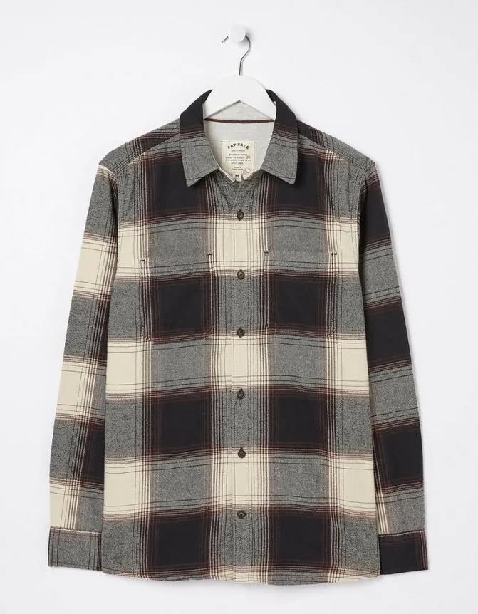Fatface Shirts Selby Check Shirt Black 8211 Men