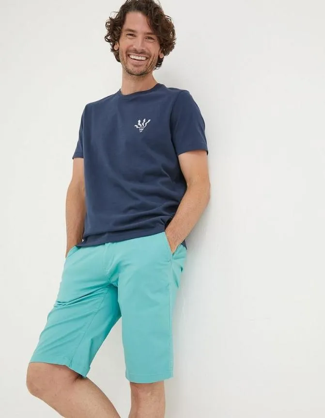 Fatface Shorts Mawes Chino Shorts Light Teal 8211 Men