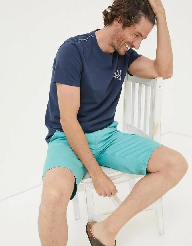 Fatface Shorts Mawes Chino Shorts Light Teal 8211 Men