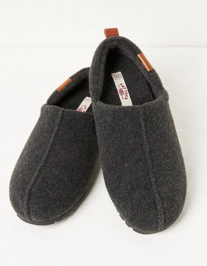 Fatface Slippers Frank House Shoe Charcoal 8211 Men