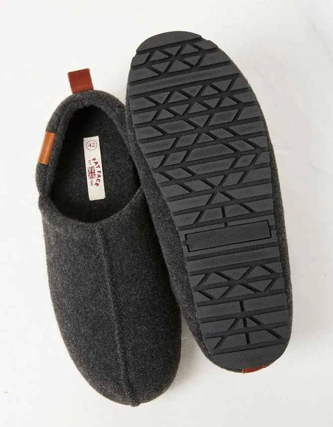 Fatface Slippers Frank House Shoe Charcoal 8211 Men