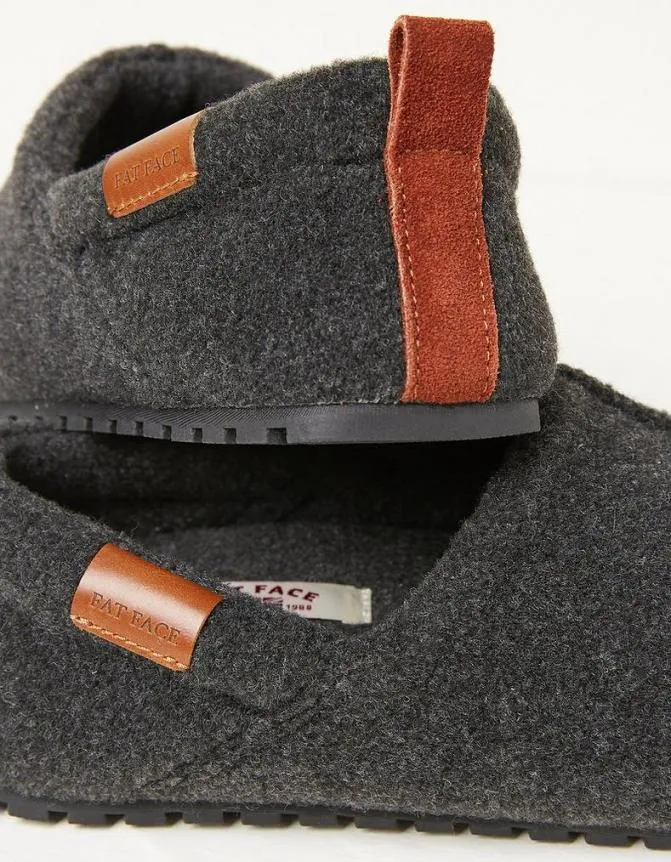 Fatface Slippers Frank House Shoe Charcoal 8211 Men
