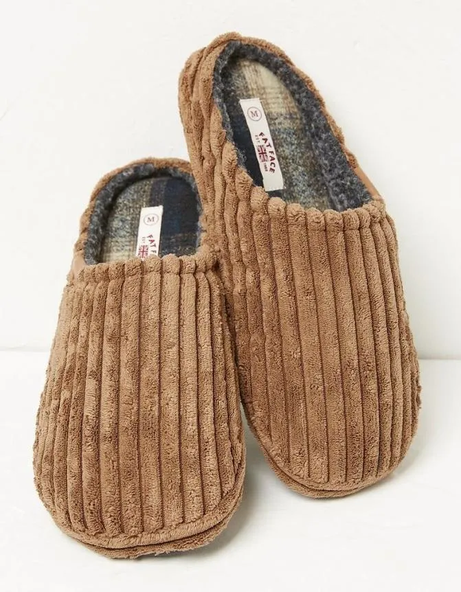 Fatface Slippers Jamieson Cord Mule Slippers Tan 8211 Men