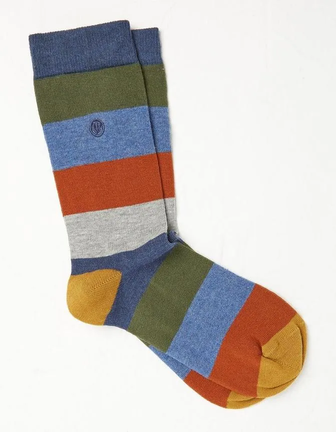 Fatface Socks and Underwear Henry Stripe Socks Multi 8211 Men