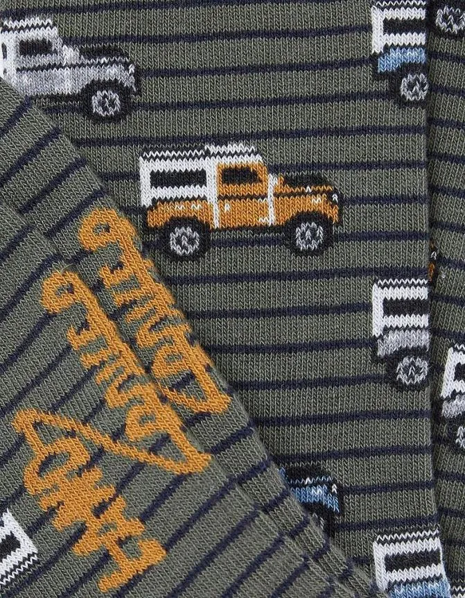 Fatface Socks and Underwear Land Rover Socks Dark Green 8211 Men