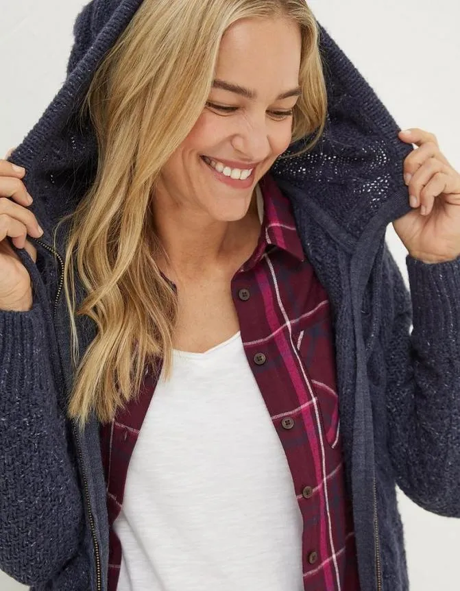 Fatface Sweatshirts and Hoodies Alicia Zip Through Hoodie Navy 8211 Women