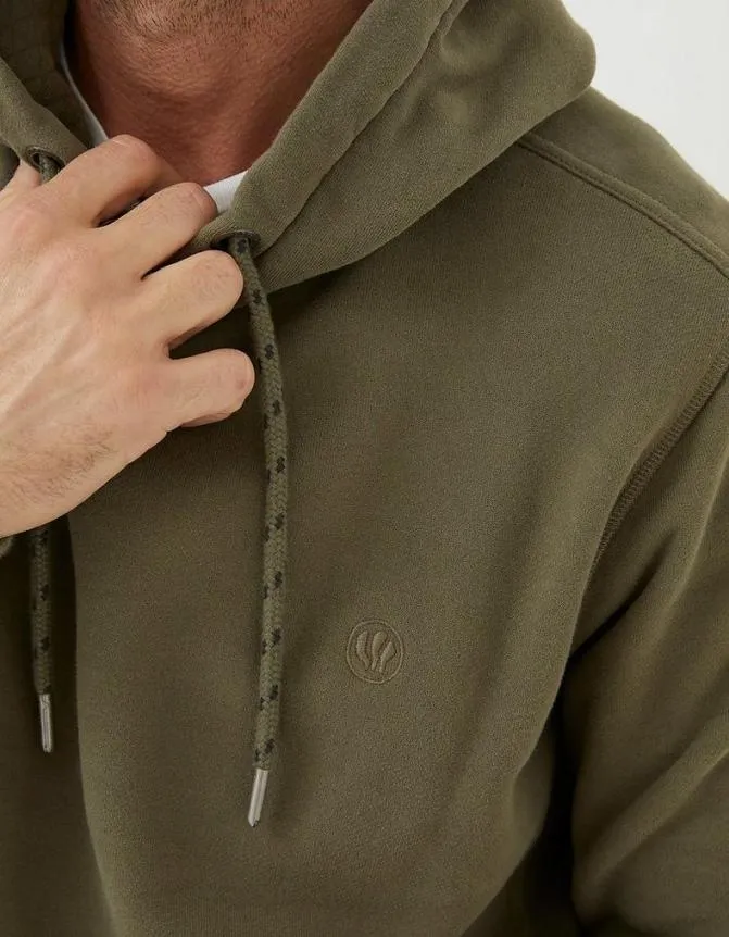 Fatface Sweatshirts and Hoodies Brooke Hoodie Olive Green 8211 Men