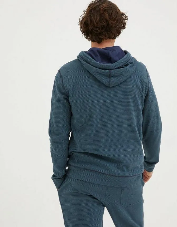 Fatface Sweatshirts and Hoodies Croyde Hoodie Teal Blue 8211 Men