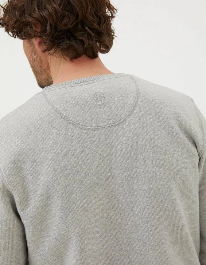 Fatface Sweatshirts and Hoodies Frome Textured Crew Neck Jumper Grey Marl 8211 Men Fatface Sweatshirts and Hoodies Frome Textured Crew Neck Jumper Grey Marl 8211 Men