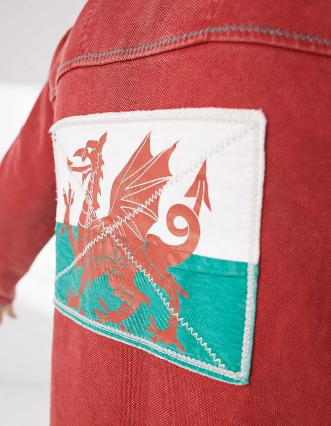 Fatface Sweatshirts and Hoodies Nation Airlie Wales Sweat Red 8211 Men