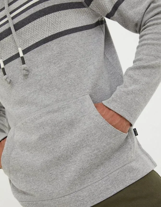 Fatface Sweatshirts and Hoodies Pattern Hoodie Grey 8211 Men
