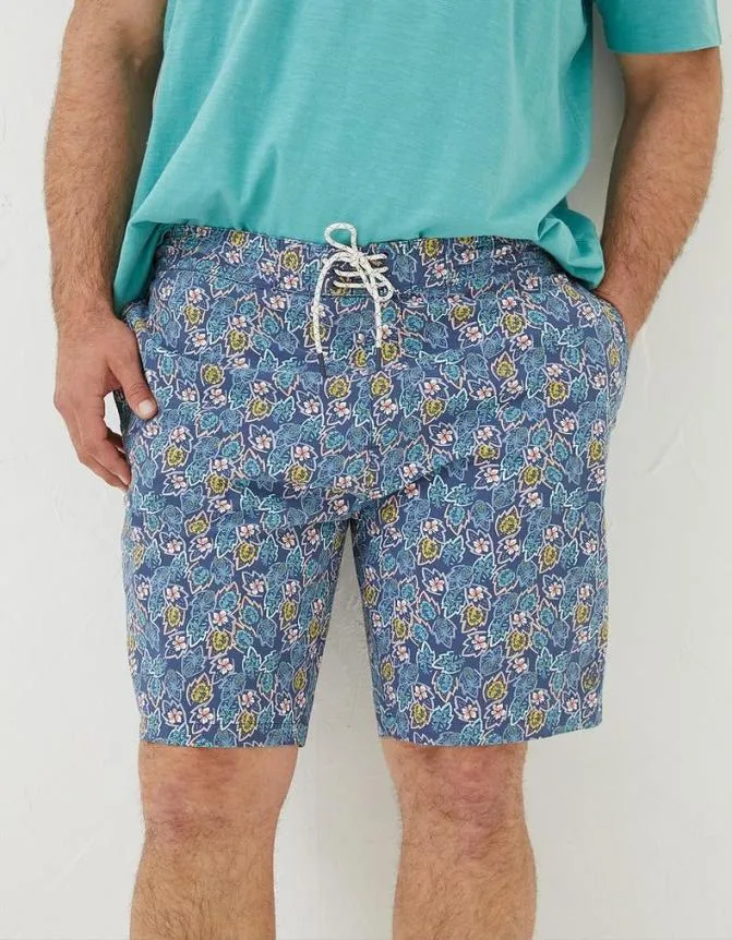 Fatface Swimwear Camber Pineapple Swim Shorts Navy 8211 Men