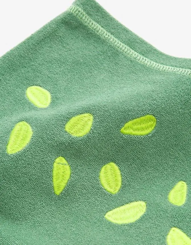 Fatface Swimwear Crocodile Towelling Poncho Green 8211 Kids and Baby