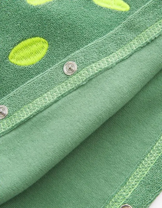 Fatface Swimwear Crocodile Towelling Poncho Green 8211 Kids and Baby
