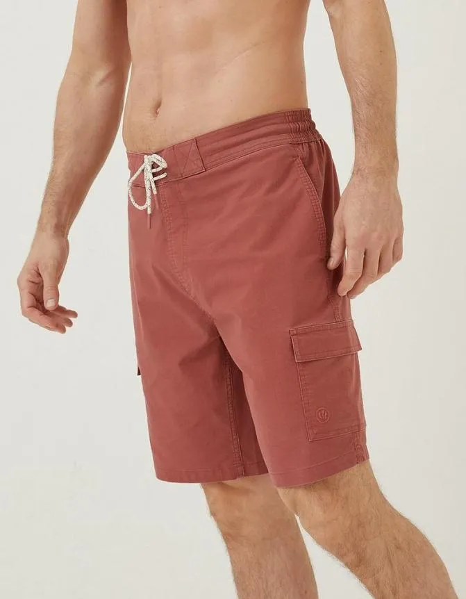 Fatface Swimwear Filey Cargo Swim Shorts Terracotta 8211 Men