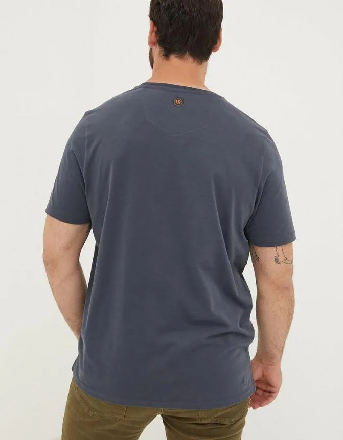 Fatface TShirts Bike In Tents TShirt Washed Black 8211 Men