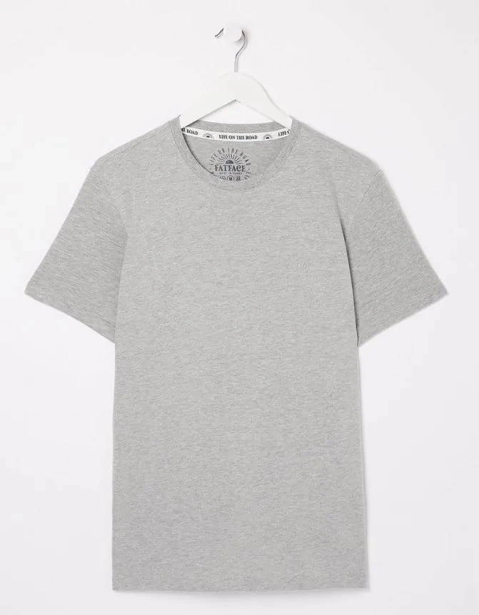 Fatface TShirts Festival Graphic TShirt Grey Marl 8211 Men