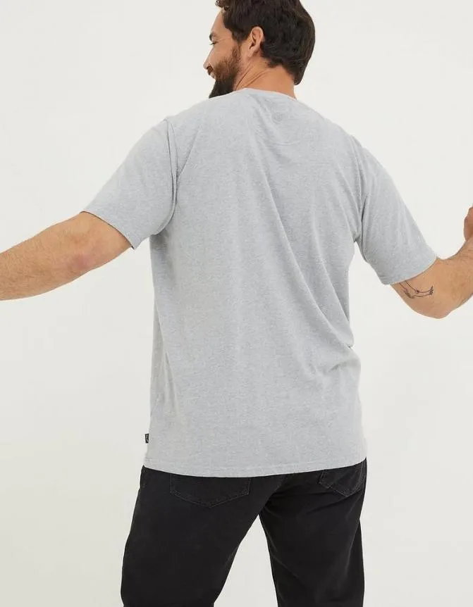Fatface TShirts Wilderness TShirt Grey Marl 8211 Men