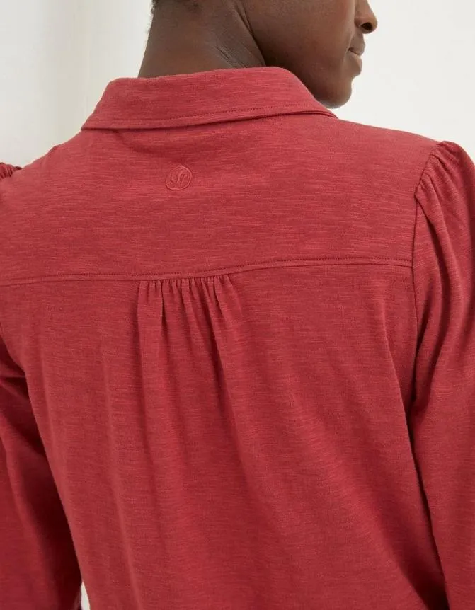 Fatface Tops and TShirts Kim Jersey Shirt Raspberry Red 8211 Women