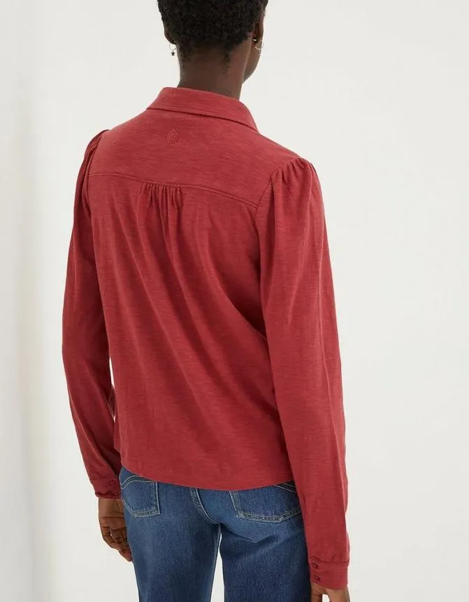 Fatface Tops and TShirts Kim Jersey Shirt Raspberry Red 8211 Women