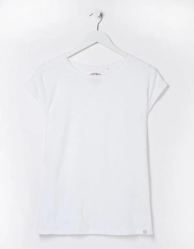 Fatface Tops and TShirts Organic Cotton Ivy T Shirt White 8211 Women