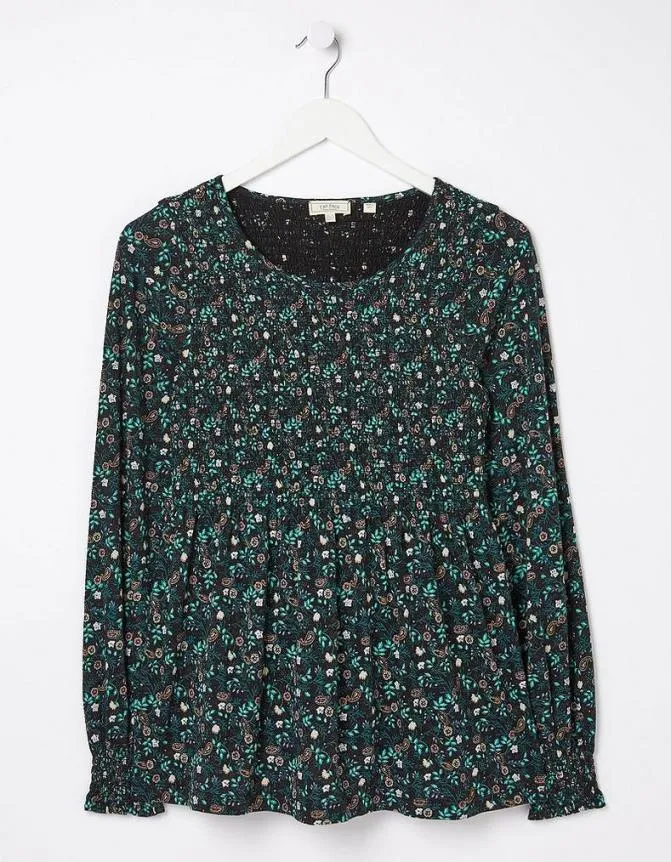 Fatface Tops and TShirts Sara Evergreen Top Black 8211 Women