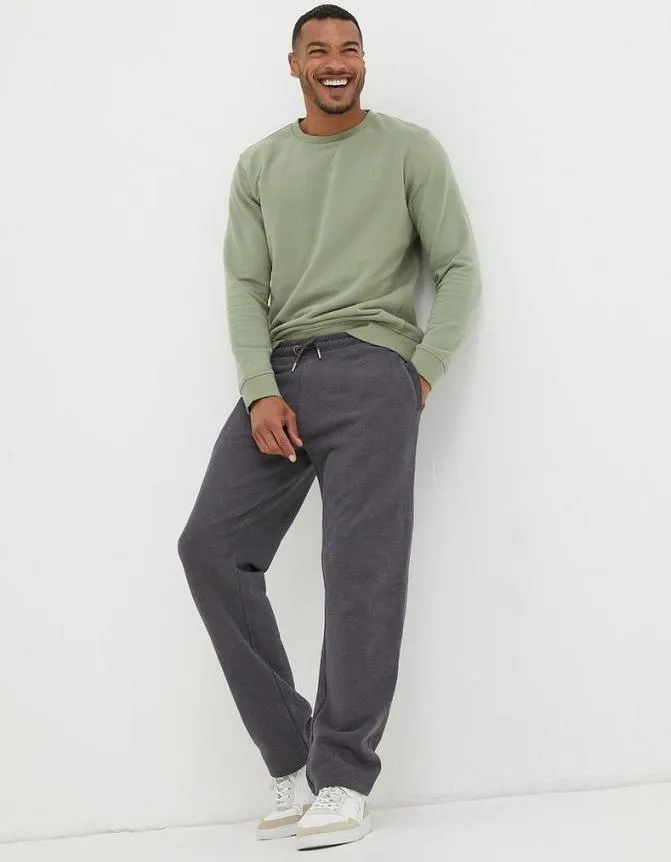Fatface Trousers and Chinos Brooke Relaxed Joggers Charcoal Marl 8211 Men