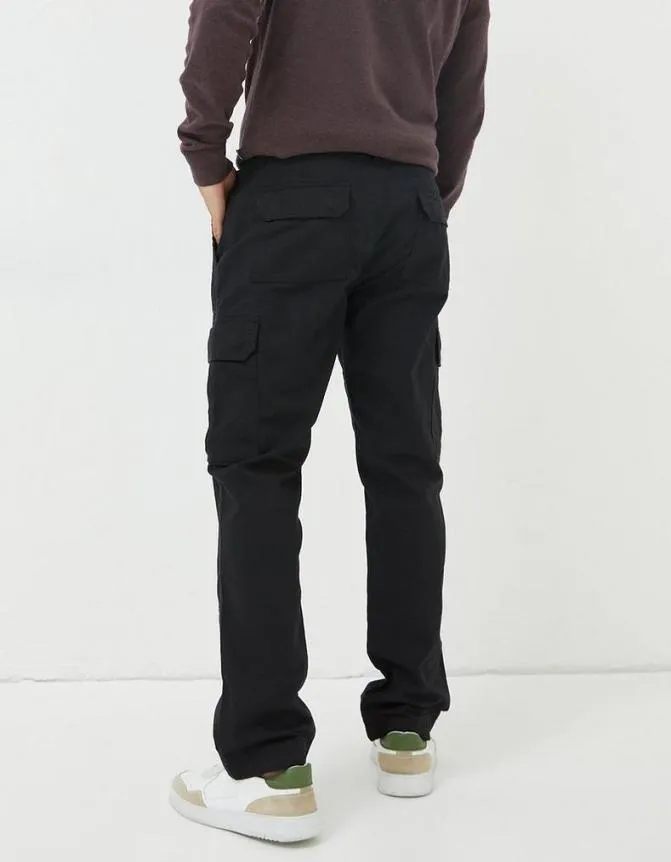 Fatface Trousers and Chinos Corby Ripstop Cargo Trousers Washed Black 8211 Men