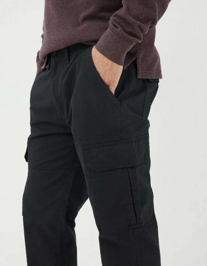 Fatface Trousers and Chinos Corby Ripstop Cargo Trousers Washed Black 8211 Men
