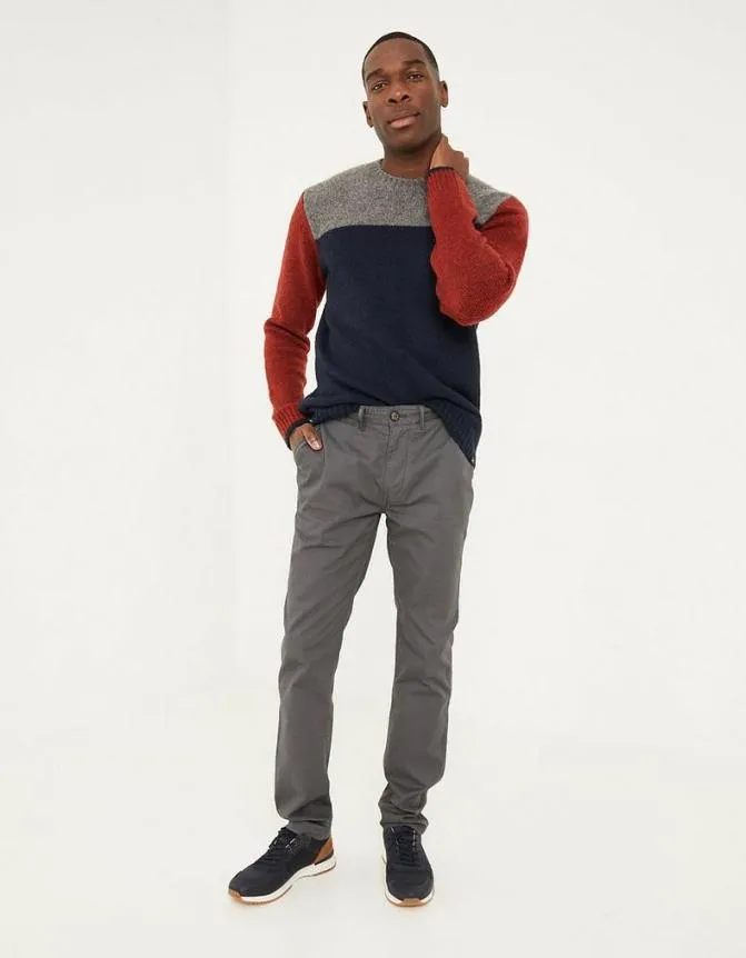 Fatface Trousers and Chinos Heyshott Slim Stretch Chino Dark Grey 8211 Men