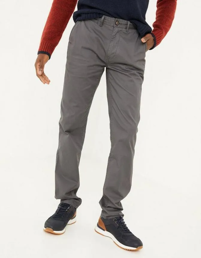 Fatface Trousers and Chinos Heyshott Slim Stretch Chino Dark Grey 8211 Men