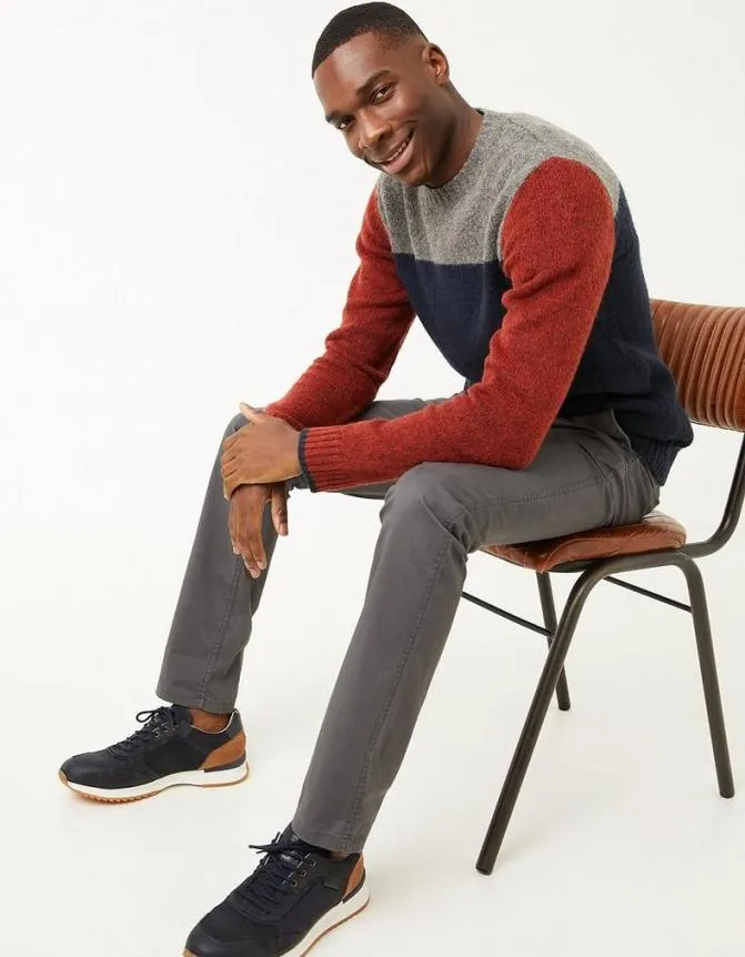 Fatface Trousers and Chinos Heyshott Slim Stretch Chino Dark Grey 8211 Men
