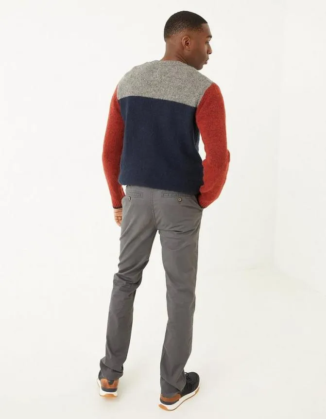 Fatface Trousers and Chinos Heyshott Slim Stretch Chino Dark Grey 8211 Men