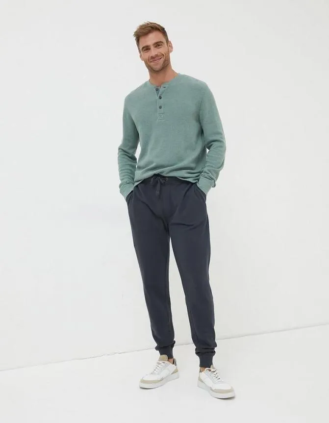 Fatface Trousers and Chinos Pique Jogger Washed Black 8211 Men