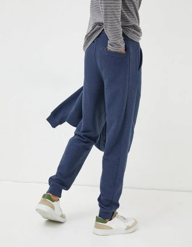 Fatface Trousers and Chinos Twill Textured Joggers Navy 8211 Men