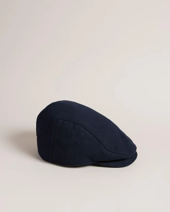 Flat Cap Dark Blue Men Ted Baker Hats and Caps Flat Cap Dark Blue Men Ted Baker Hats and Caps