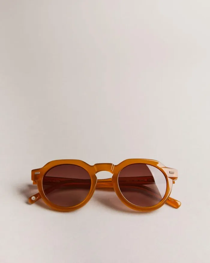 Flat Top Round Sunglasses Honey Men Ted Baker Sunglasses Flat Top Round Sunglasses Honey Men Ted Baker Sunglasses