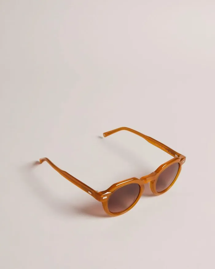 Flat Top Round Sunglasses Honey Men Ted Baker Sunglasses Flat Top Round Sunglasses Honey Men Ted Baker Sunglasses