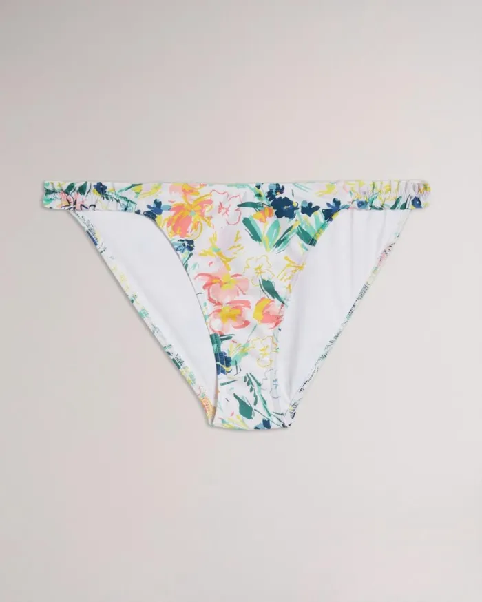 Floral Bikini Pant White Women Ted Baker Swimwear and Beachwear