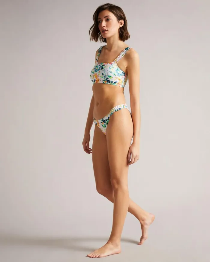Floral Bikini Pant White Women Ted Baker Swimwear and Beachwear