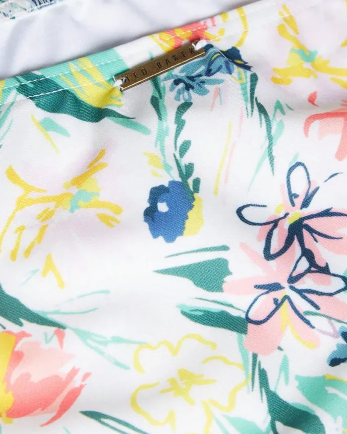 Floral Bikini Pant White Women Ted Baker Swimwear and Beachwear