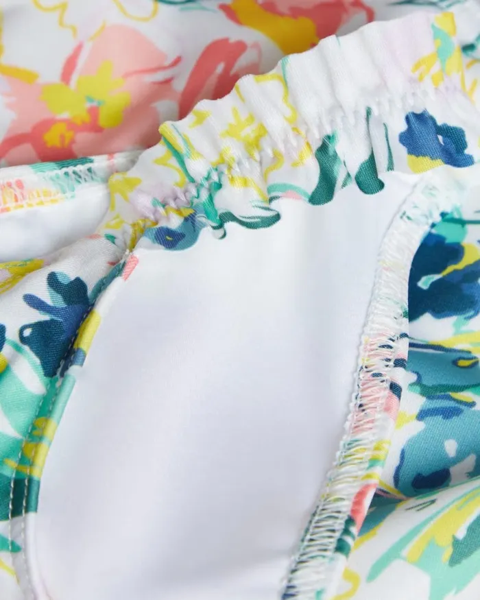 Floral Bikini Pant White Women Ted Baker Swimwear and Beachwear