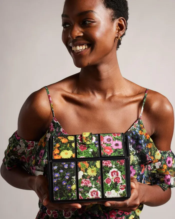Floral Greenhouse Bag Black Women Ted Baker Bags