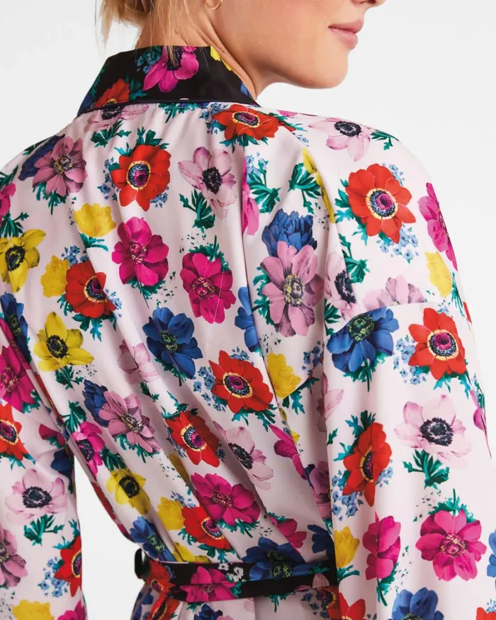 Floral Printed Robe Multicolor Women Ted Baker Sleepwear