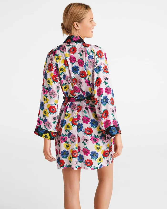 Floral Printed Robe Multicolor Women Ted Baker Sleepwear Floral Printed Robe Multicolor Women Ted Baker Sleepwear