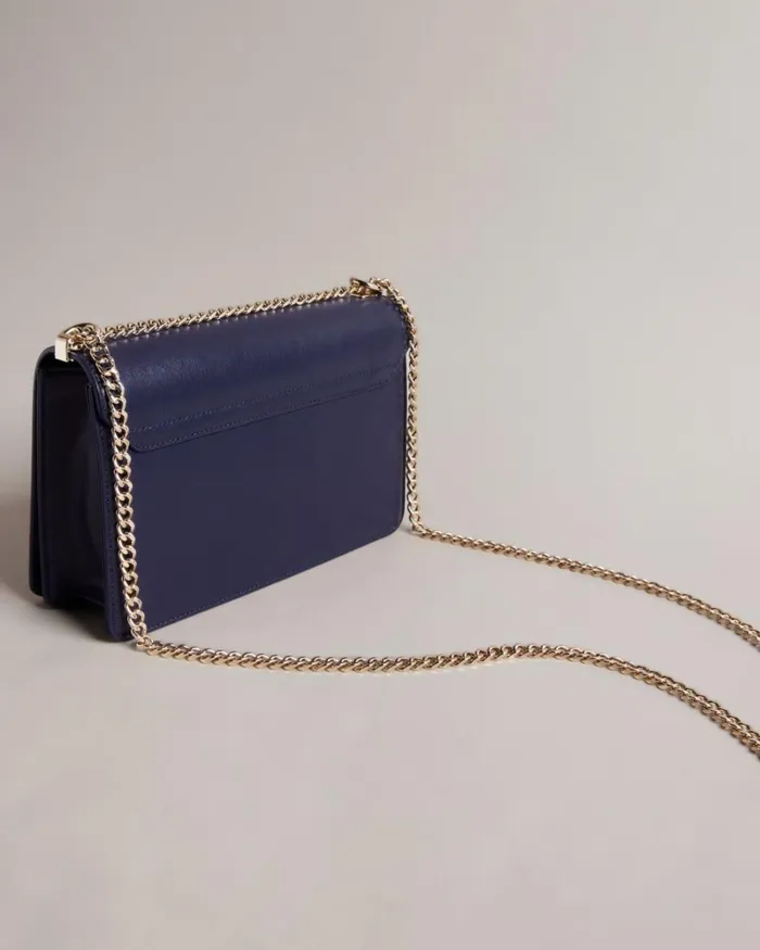 Flower Eyelet Cross Body Bag Dark Blue Women Ted Baker Bags
