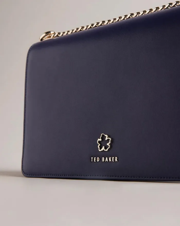 Flower Eyelet Cross Body Bag Dark Blue Women Ted Baker Bags