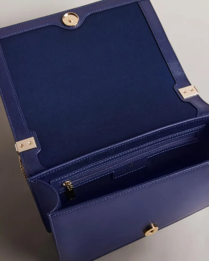 Flower Eyelet Cross Body Bag Dark Blue Women Ted Baker Bags