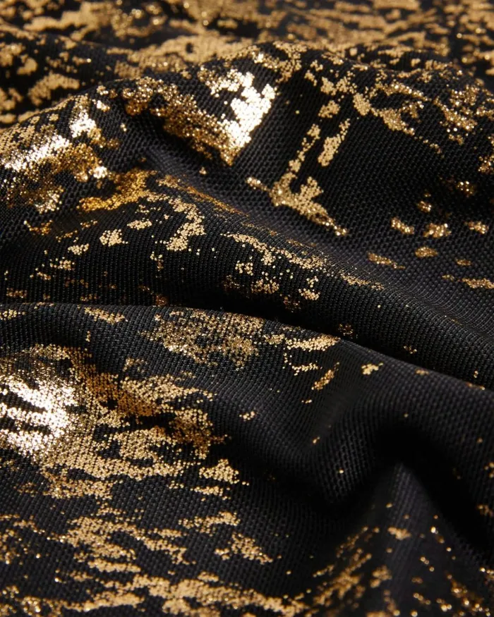 Foil Print Mesh Top Black Women Ted Baker Tops and TShirts Foil Print Mesh Top Black Women Ted Baker Tops and TShirts